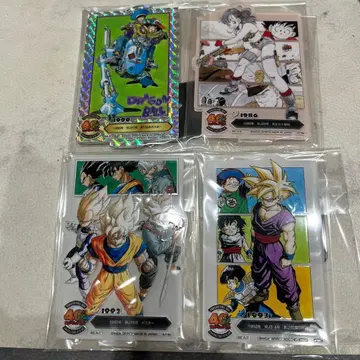 드래곤볼 1번 복권 F상 시크릿 포함 4점 세트 아크릴 스탠드