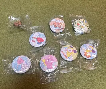 BT21 쿠라스시 굿즈 캔뱃지 키링 8개 세트