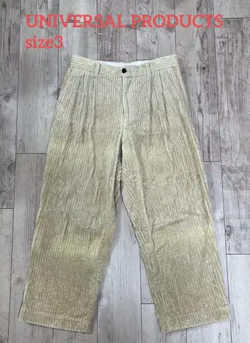 UNIVERSAL PRODUCTS 굵은 폭 코듀로이 팬츠 SIZE 3