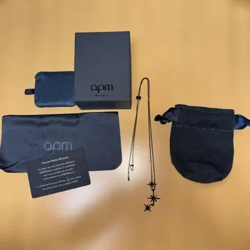 apm MONACO 목걸이 Silver925 트리플 메테오