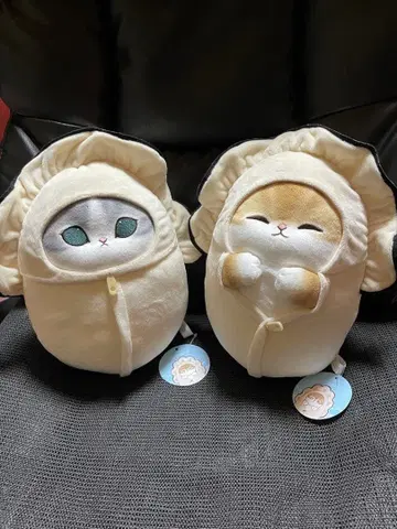 mofusand 카키냥 BIG 봉제 인형 전 2종 세트입니다.