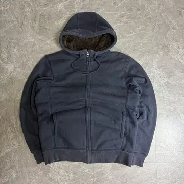 00s UNIQLO 유니클로 집업 후드티 페이드 네이비 보아