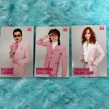 THE ALFEE 2016 봄 트레이딩 카드 No.01 02 03