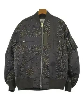 sacai 밀리터리 블루종 남성용