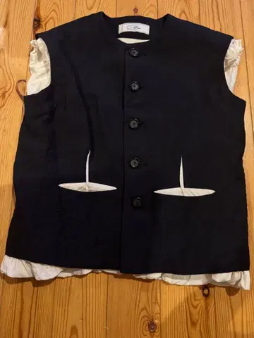 필링스 드라이 린넨 베스트 네이비