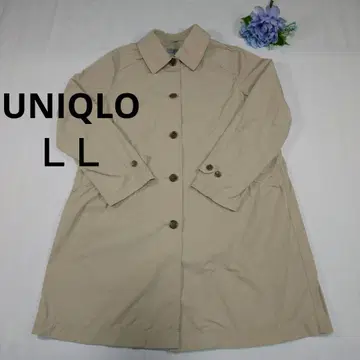 UNIQLO/베이지/트렌치코트/단추식/XL