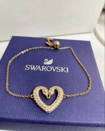 스와로브스키 하트 팔찌