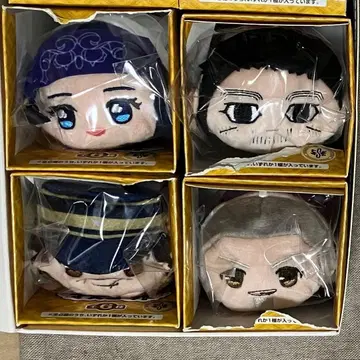 골든 카무이 고로린 마스코트 오가타&스기모토&아시리파&시라이시 4종 세트