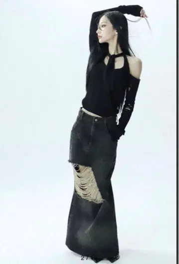 melt the lady highlight long skirt