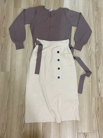 프로포즈 바디 드레싱 셋업 스커트 타이트 스커트