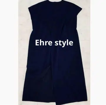 Ehre style 네이비 팔뚝 커버 롱베스트 베스트 네이비