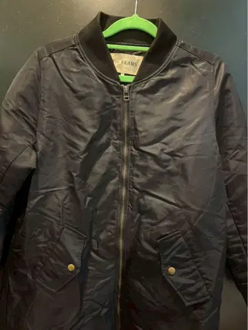 빔즈 블랙 MA-1 플라이트 자켓