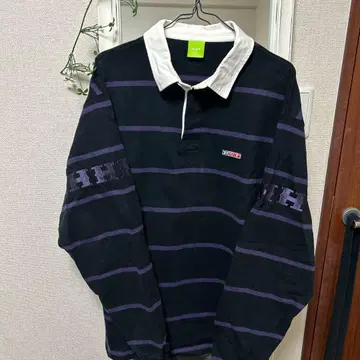 HUF 스트라이프 피케 셔츠 L 사이즈