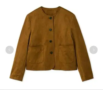 Mila Owen 패치 포켓 컴팩트 스웨이드 자켓