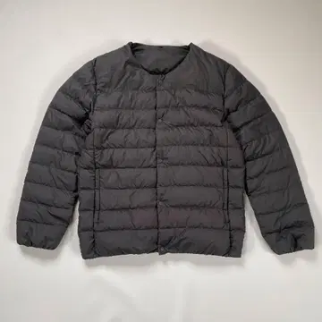 무인양품 포켓터블 다운 노카라 블루종 이너 다운 XL 사이즈