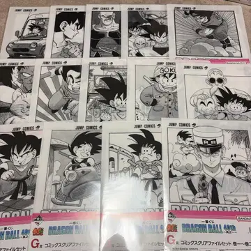 드래곤볼 클리어 파일 세트 14장