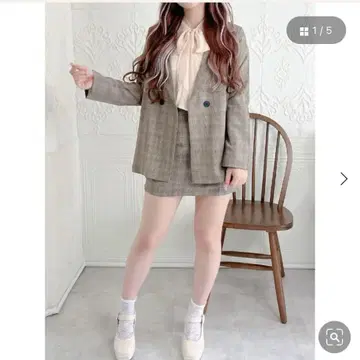 Rmin 루미네 클래시컬 체크 셋업