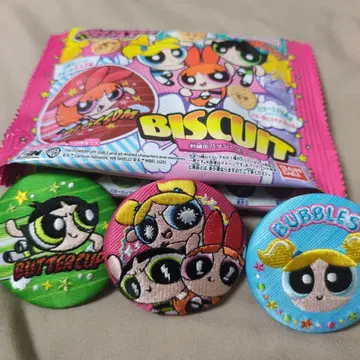 파워퍼프걸 배지 3개 세트