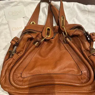 끌로에 브라운 가죽 숄더백