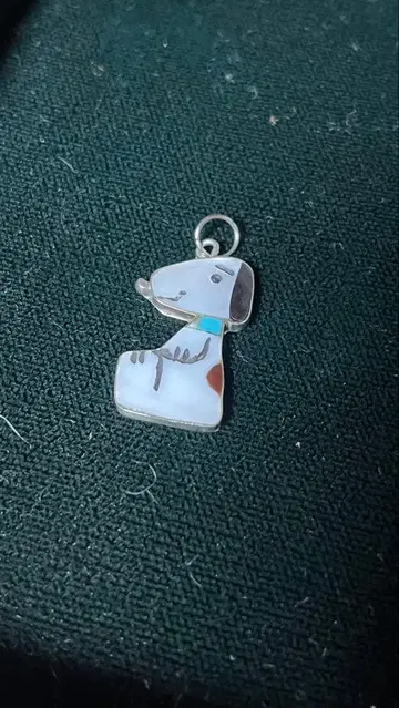 주니족 스누피 펜던트 목걸이