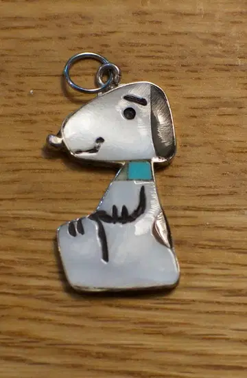 주니족 스누피 펜던트 목걸이