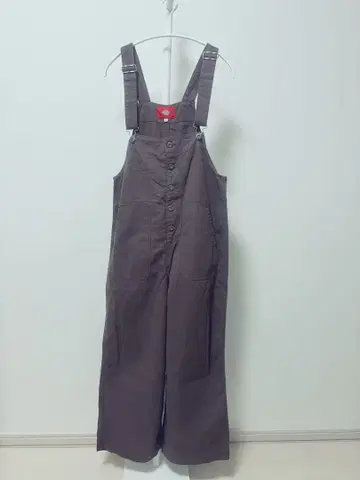 Dickies 차콜 그레이 오버롤 M 사이즈