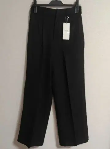 새상품 NANO universe 울 라이크 턱 와이드 팬츠