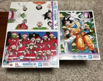 드래곤볼 40th 제일복권 I상 클리어 포스터 3장 세트