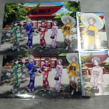 최애 여행 걸즈밴드 크라이 클리어 파일 엽서