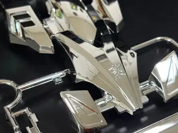 사이클론 매그넘 도금 실버 미니 사륜구동 크롬 바디 부품 세트