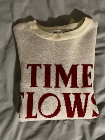 그래픽 BIG 니트 풀오버