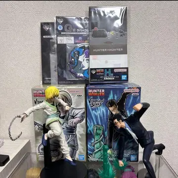 HUNTER x HUNTER 크라피카 레오리오 피규어 기타 세트