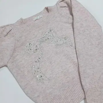 OLIVE des OLIVE 키라키라 리본 니트 핑크