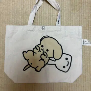 CUNE 토트백 개와 토끼