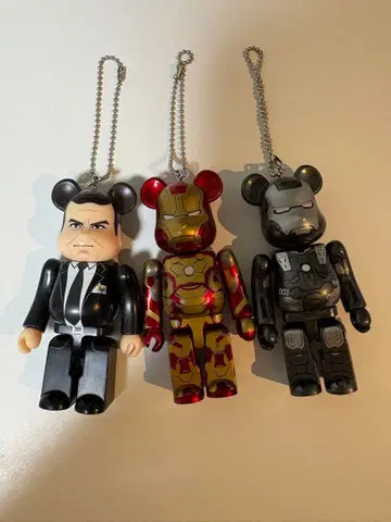 MARVEL 아이언맨 키체인 3개