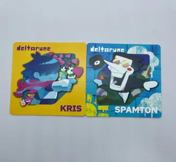 게이머 구이 코스터 DELTARUNE 크리스 스팸톤