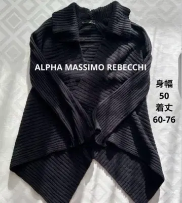 ALPHA MASSIMO REBECCHI 울 가디건 아우터