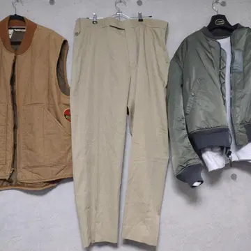 밀리터리 치노 트라우저 버튼 포함