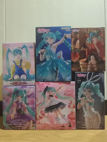 하츠네 미쿠 프라이스 피규어 세트 6체