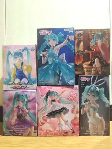 하츠네 미쿠 프라이스 피규어 세트 6체