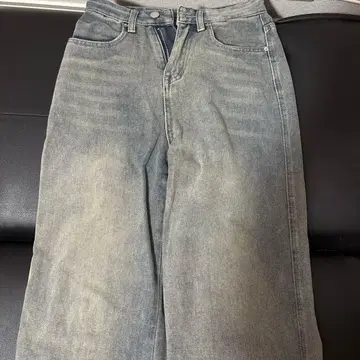 하이웨스트 데님 팬츠