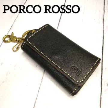 PORCO ROSSO 포르코 로쏘 키케이스 가죽