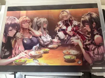 [ 아마카노 3 판화전 ] 특전 클리어 포스터