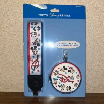 도쿄 디즈니 리조트 카메라 스트랩 미키 미니 도날드 데이지