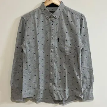 BLACK LABEL CRESTBRIDGE 올 패턴 가슴 포켓 긴팔 셔츠