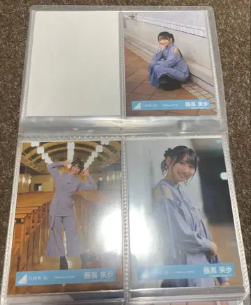 히나타자카46 후지시마 카호 브로마이드 석양 danceMV 의상 세미컴프