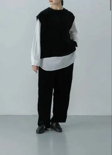 [ 23AW ] 실크 레이온 벨벳 이지 팬츠