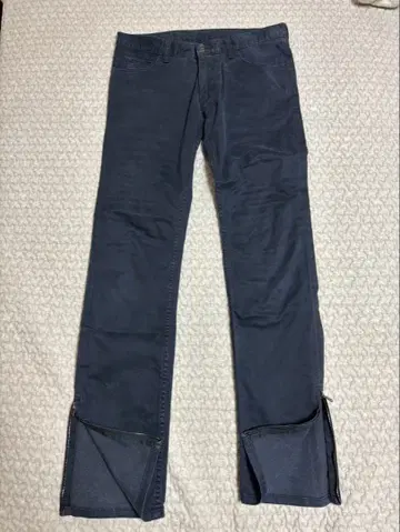 밑단 지퍼 본인기 NumberNine 몰스킨 팬츠