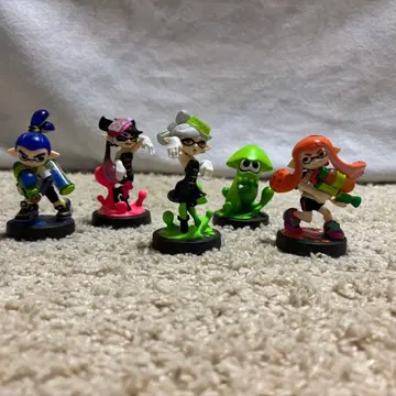 초대 스프라툰 amiibo 피규어 5체 세트