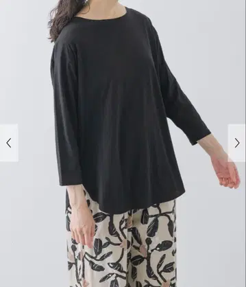 [ 새상품급 ] 쉬폰 천축 7부 소매 티셔츠